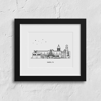Marfa, Texas Mini Art Print | Kelley Renay