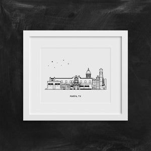 Marfa, Texas Mini Art Print | Kelley Renay