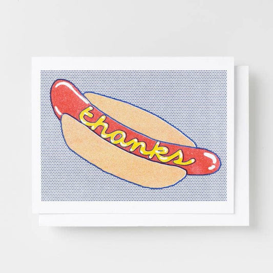 Thanks Frank Risograph Card | Yellow Owl Workshop (CA)