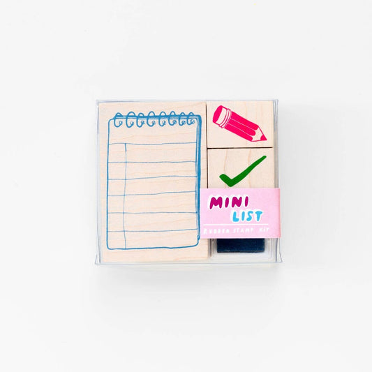 Mini List Stamp Kit | Yellow Owl Workshop (CA)