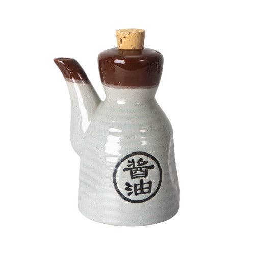 Soy Sauce Dispenser Shoyu Kanji Bottle | Natural (Japan)
