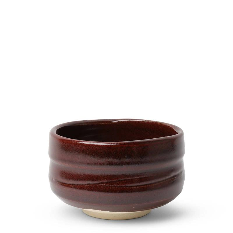 Ceramic Seto Tetsuaka Matcha Bowl | Japan