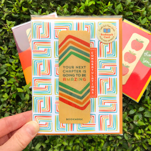 Congrats Chapter Bookmark Congratulations Card | Night Owl Paper Goods (AL)