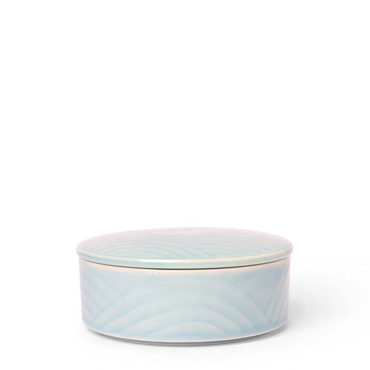 Himari Light Blue Ceramic Bowl | Short | (Japan)
