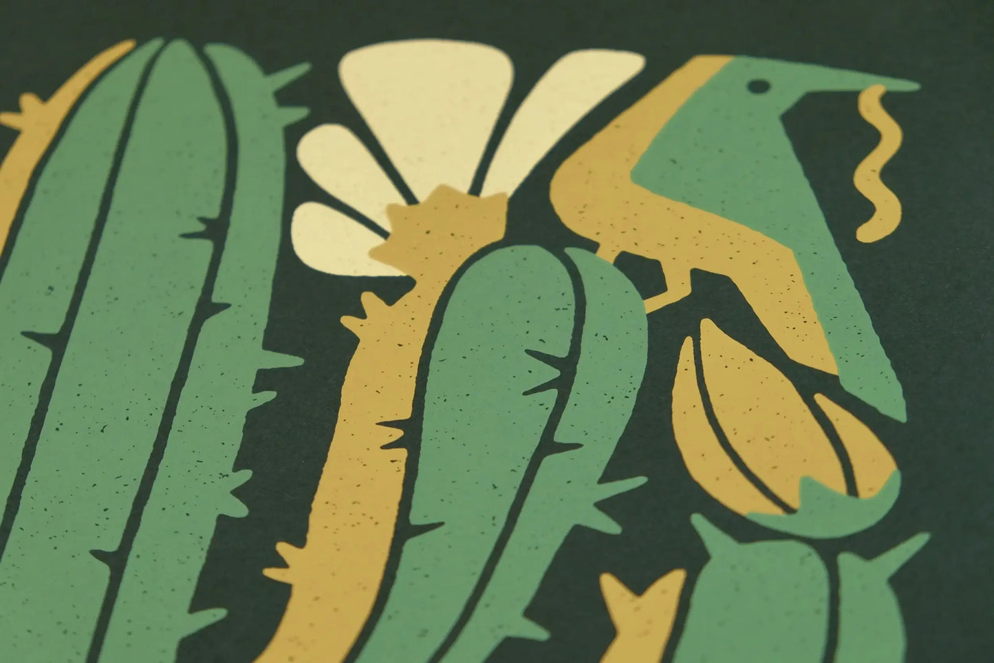 Saguaro Bloom Screenprint | Limited Edition | DKNG Studios (CA)