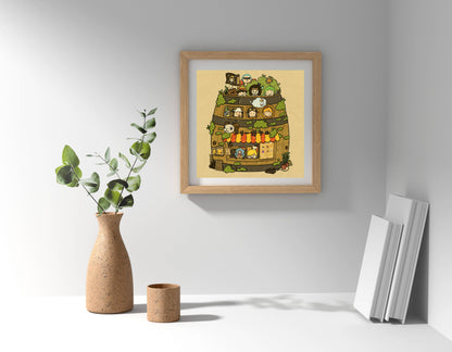 One Piece Cafe Art Print | Sushiboiiiyy (CAN)