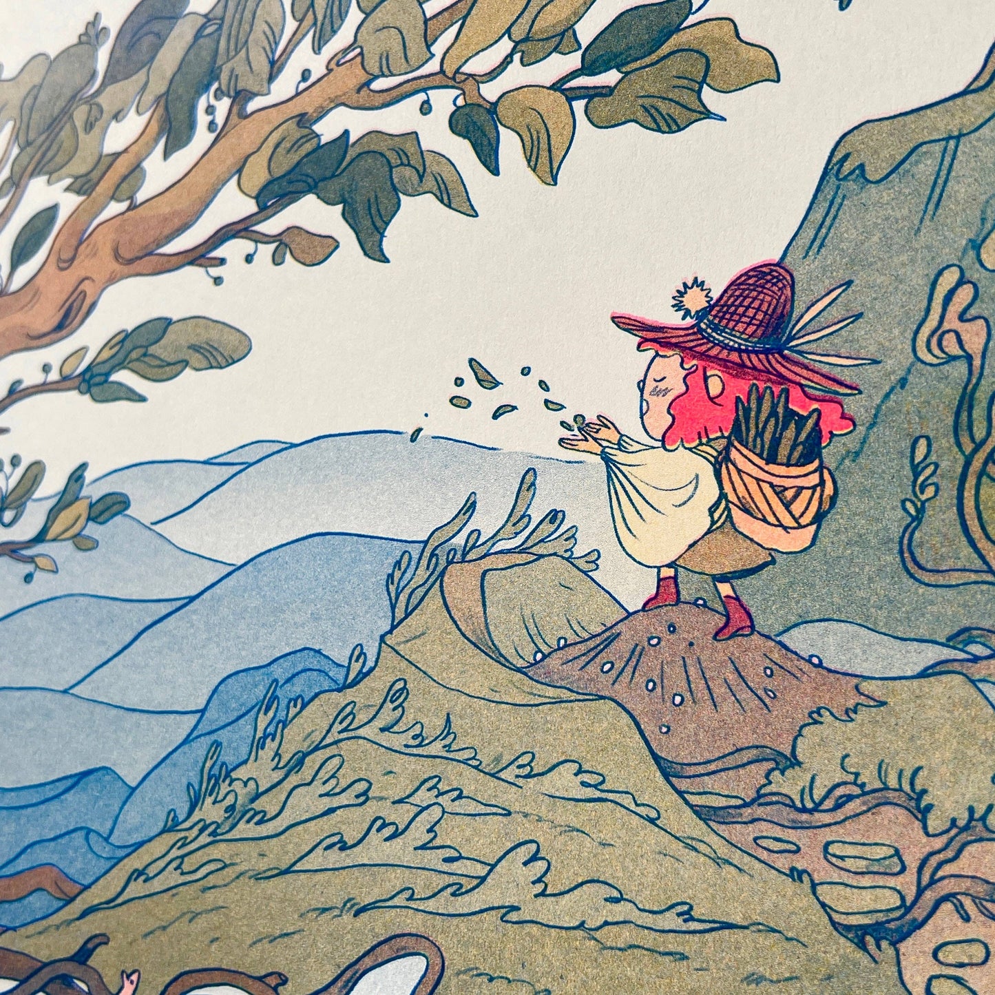 Mountain Magic Riso Print | Natalie Andrewson (CA)