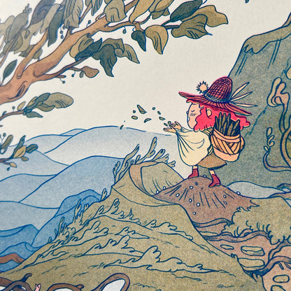 Mountain Magic Riso Print | Natalie Andrewson (CA)