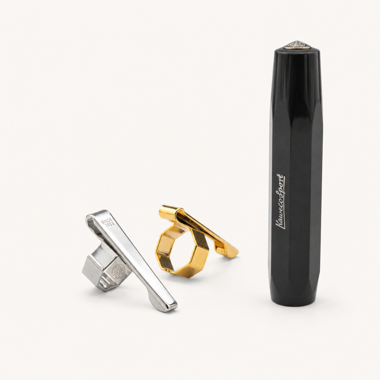 Octagonal Slide-on Clip Gold | Kaweco (DE)