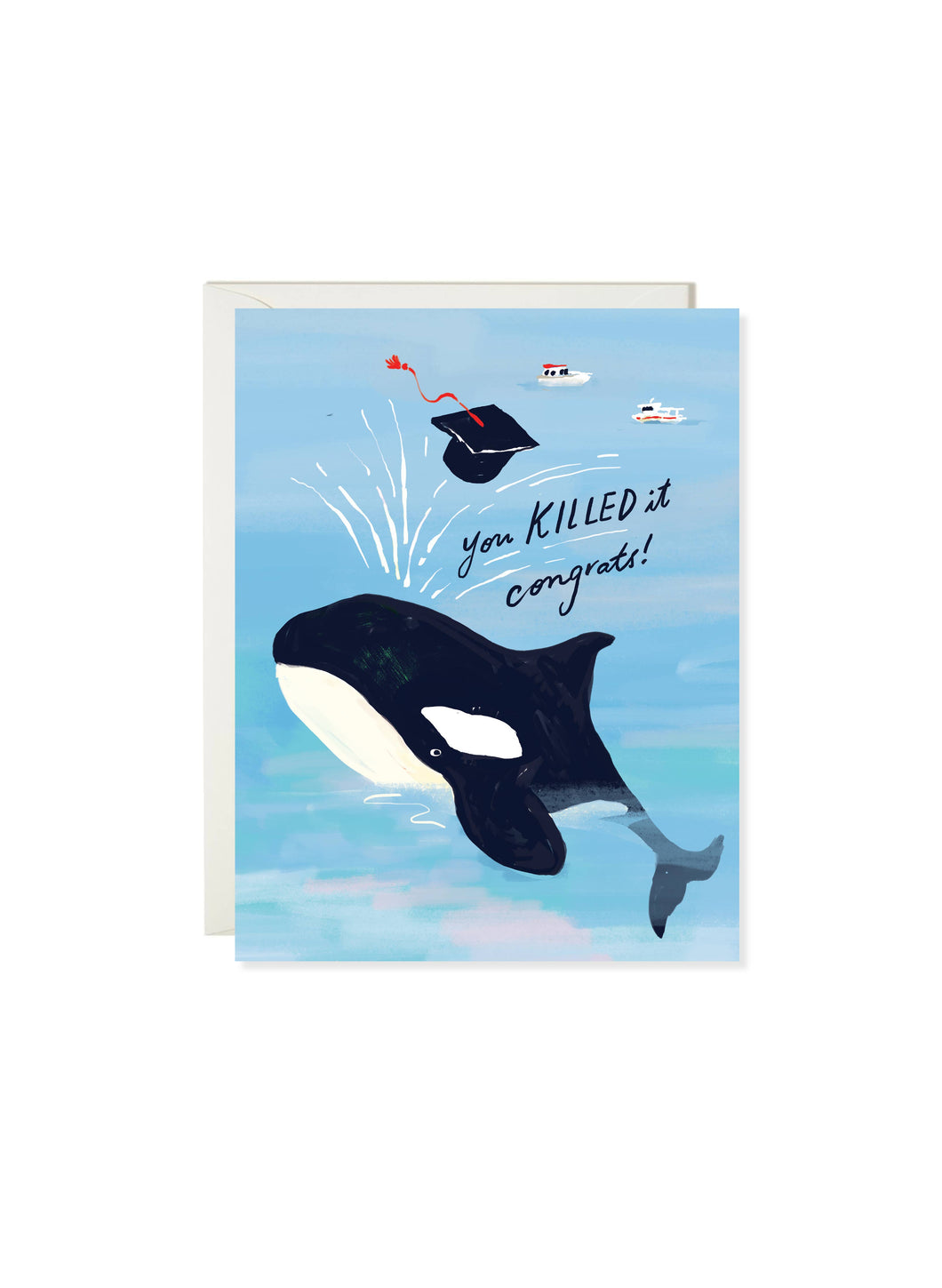 Killer Whale Grad Card | Karen Schipper (SC)