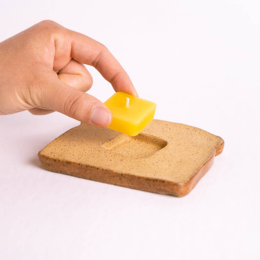 Ceramic Toast Candle Holder | Collin Garrity (MO)