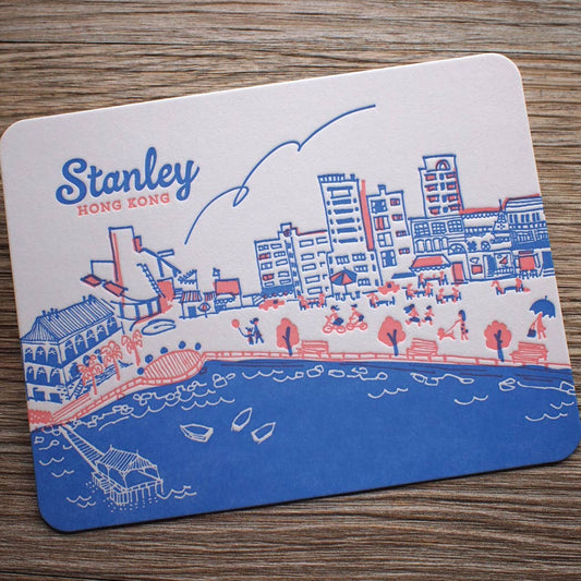 Stanley Hong Kong Letterpress Postcard | ditto ditto (HK)