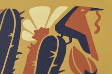 Load image into Gallery viewer, Saguaro Bloom Screenprint | 11" x 14" Edition | DKNG Studios (CA)
