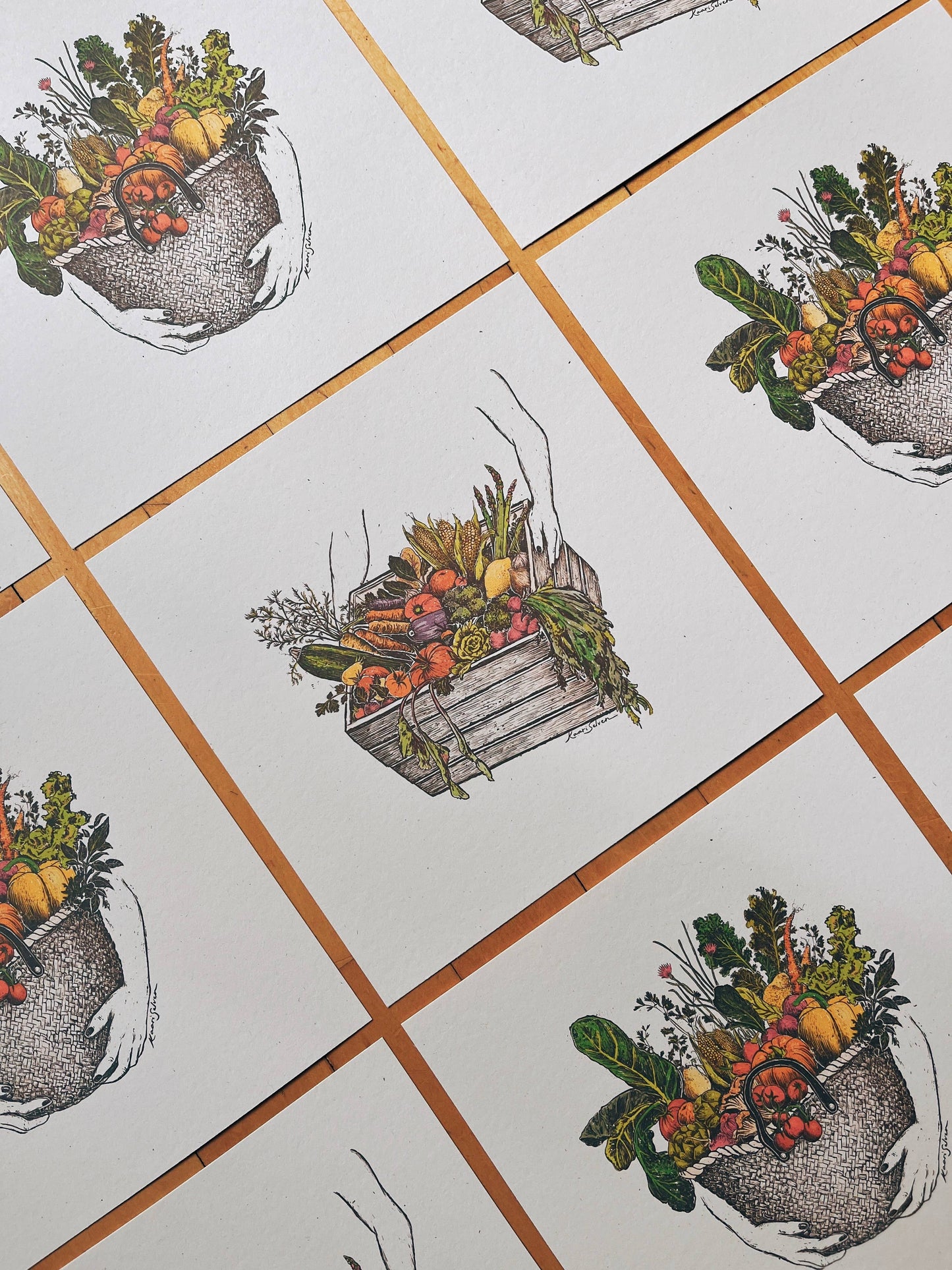 Harvest Bounty I Art Print | Kaari Selven (OR)