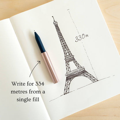 The Wren Refillable Writing Pen | Matte Clementine | Tom's Studio (UK)