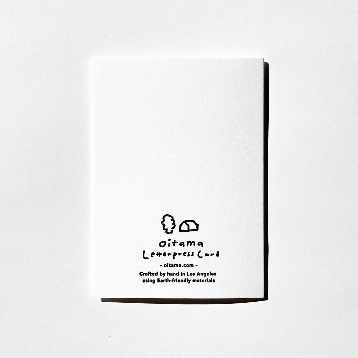Holiday Black Tree Letterpress Holiday Card | Oitama (CA)