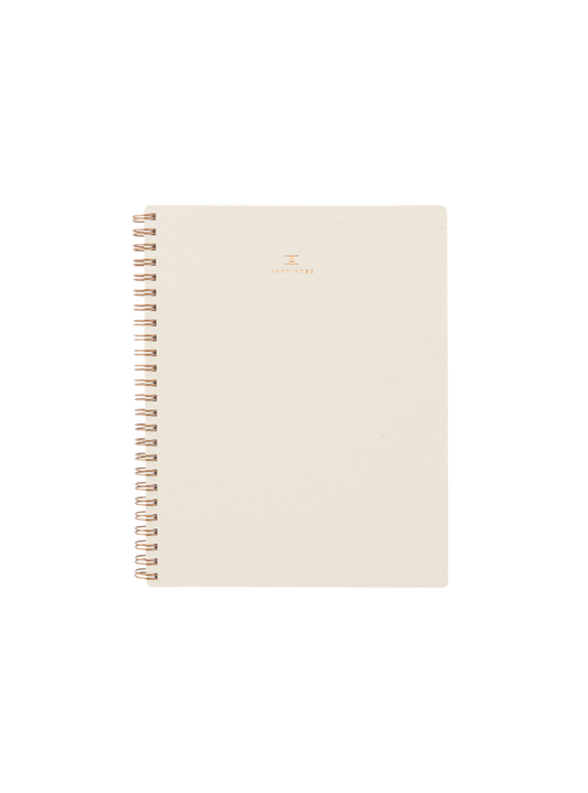 The Workbook (Lined)  |  Natural Linen  |  Appointed (DC)