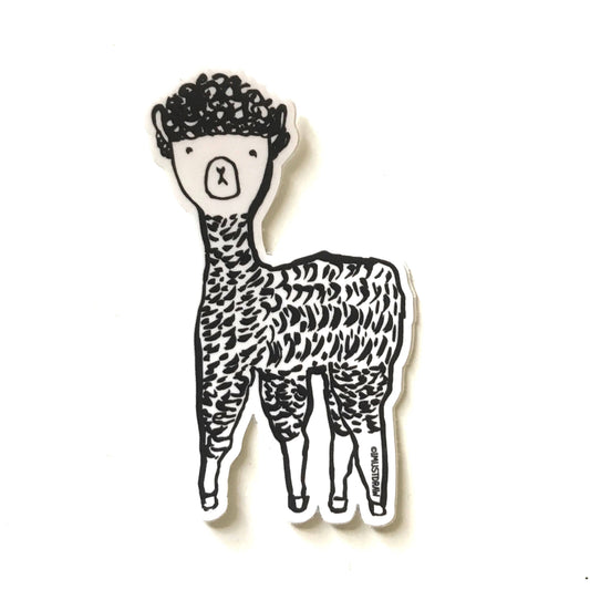 No drama llama vinyl sticker | I Must Draw (CA)