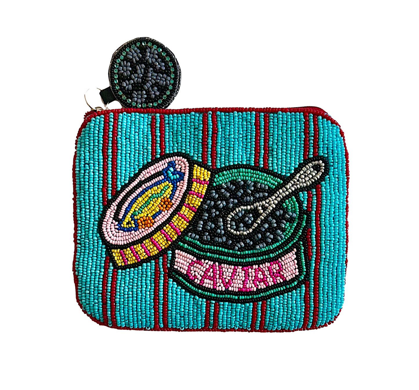 Caviar Beaded Coin Purse | Lily Posh (CA)