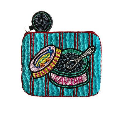 Caviar Beaded Coin Purse | Lily Posh (CA)