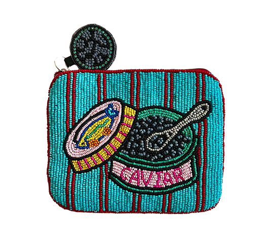 Caviar Beaded Coin Purse | Lily Posh (CA)
