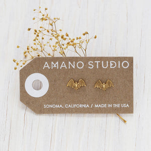 Spooky Bat Stud Earrings | Amano Studio (CA)