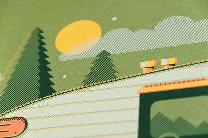 Camper Series Screenprint | Sierra | DKNG Studios (CA)
