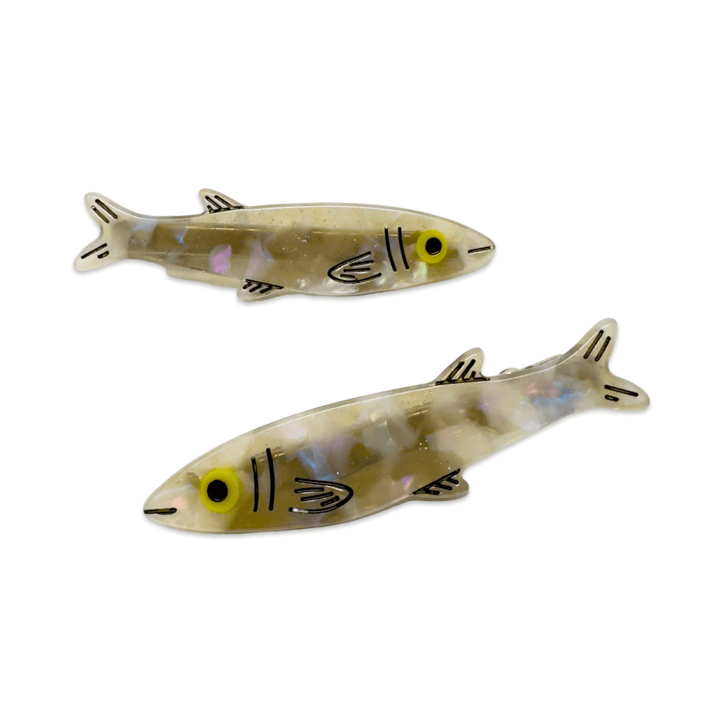 Sardine Alligator Hair Clip Set | Jenny Lemmons (CA)