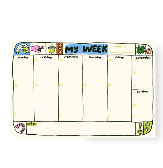 My Week Planner Pad | People I've Loved (CA)