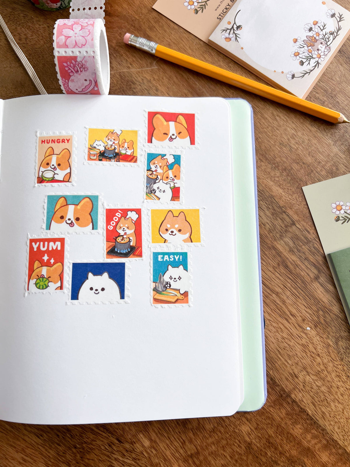 Soup Season stamp washi tape by Thousand Skies, alternate view 3