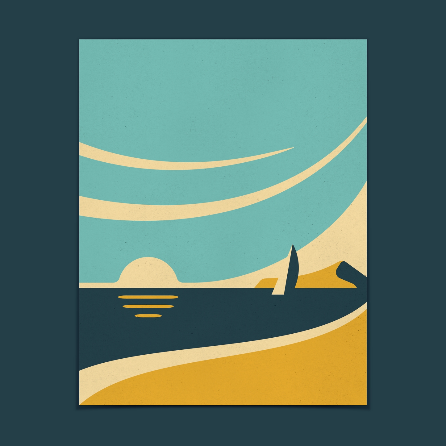 Horizons Series Screenprint | Beach | DKNG Studios (CA)
