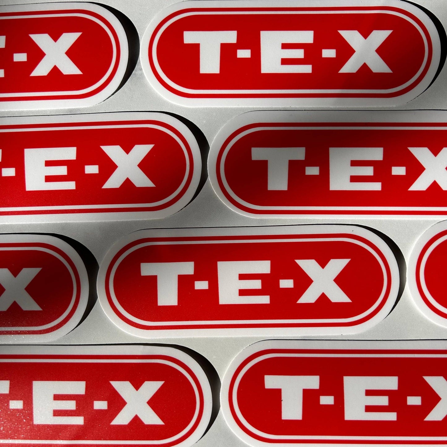 T-E-X Vinyl Sticker | Nate Duval (MA)