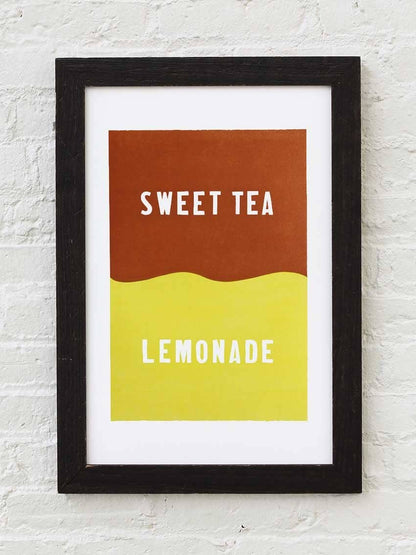 Half & Half Letterpress Print | Old Try (WV)