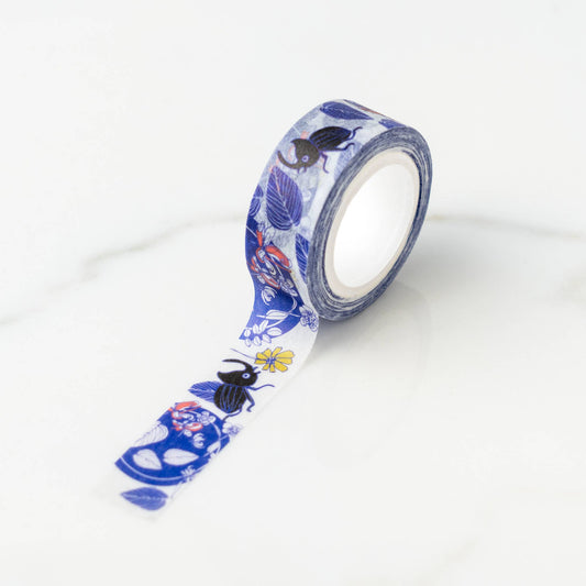 Beetles Garden Floral Washi Tape | ILOOTPAPERIE (CA)