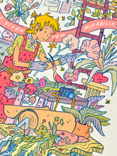 Load image into Gallery viewer, The Florist: Explorer of Living Wonders Risograph Print | Natalie Andrewson (CA)
