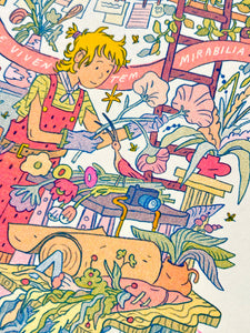 The Florist: Explorer of Living Wonders Risograph Print | Natalie Andrewson (CA)