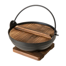 Load image into Gallery viewer, Nabe Pot with Wooden Trivet (Japan)
