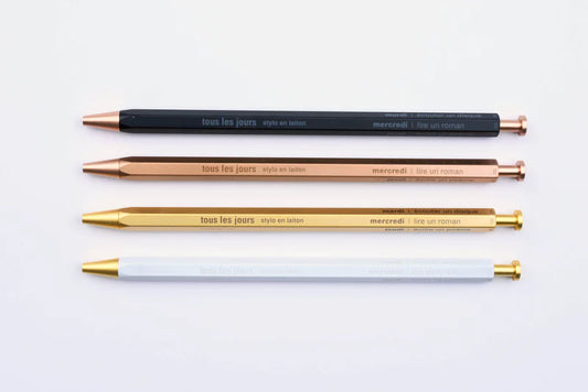 Tous Les Jours Gel Brass Ballpoint Pen | Mark's Inc (Japan)