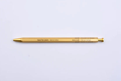 Tous Les Jours Gel Brass Ballpoint Pen | Mark's Inc (Japan)
