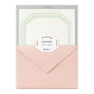 Letterpress Letter Set | Midori