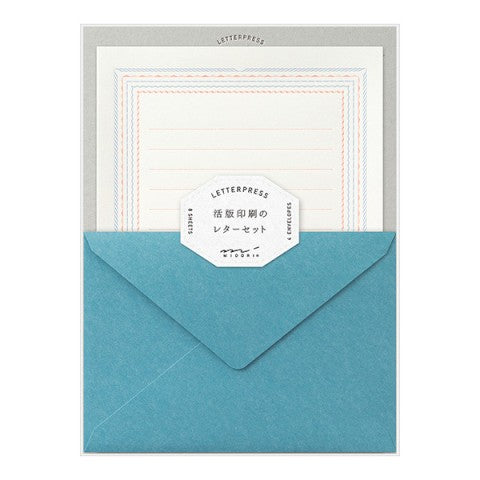 Letterpress Letter Set | Midori (Japan)