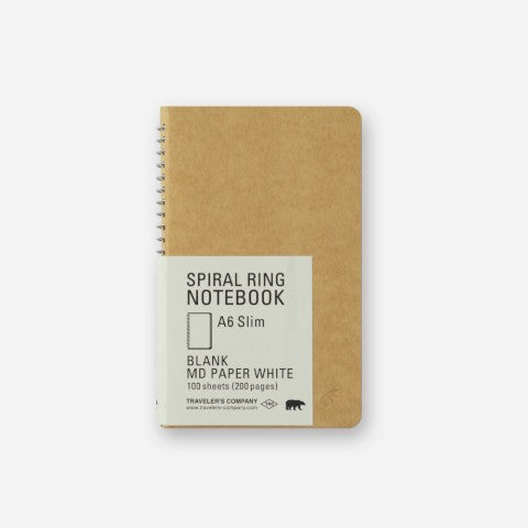 Spiral Ring A6 Slim Notebook | Traveler's Company (Japan)