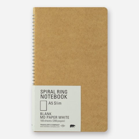 Spiral Ring A5 Slim Notebook | Traveler's Company (Japan)