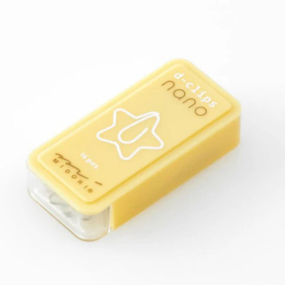 Nano D-Clips Mini Box |  Star | Midori (Japan)