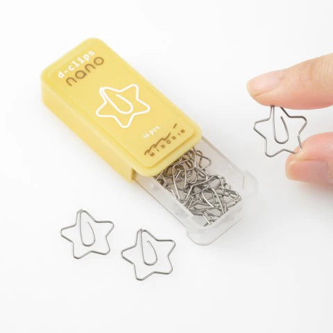 Nano D-Clips Mini Box |  Star | Midori (Japan)