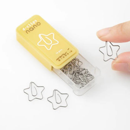 Nano D-Clips Mini Box |  Star | Midori (Japan)