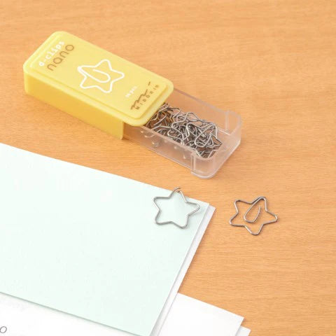 Nano D-Clips Mini Box |  Star | Midori (Japan)