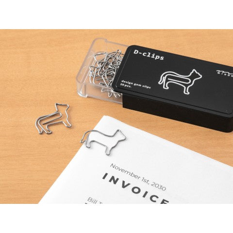 Nano D-Clips Box | Standing Cat | Midori (Japan