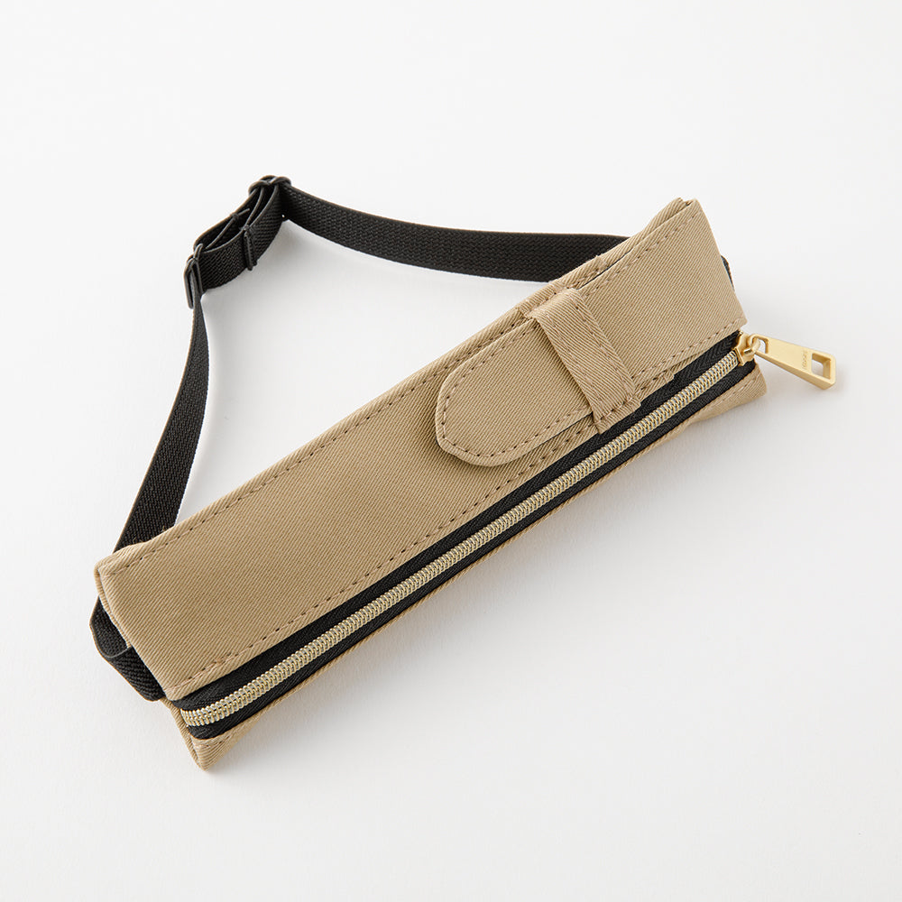 Book Band Pen Case | Beige | Midori (Japan)