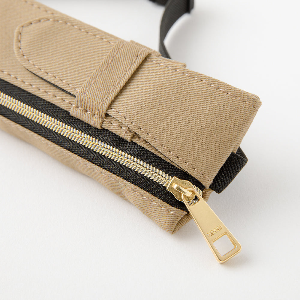 Book Band Pen Case | Beige | Midori (Japan)